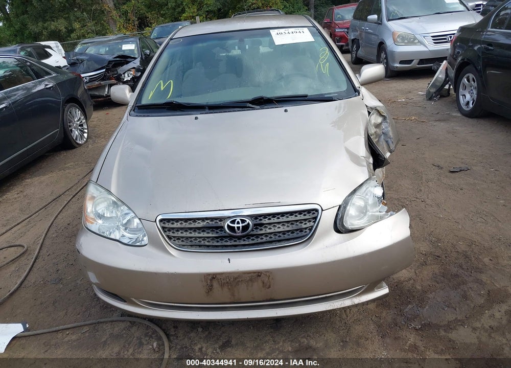 2006 TOYOTA COROLLA LE VIN: 2T1BR32E26C625250