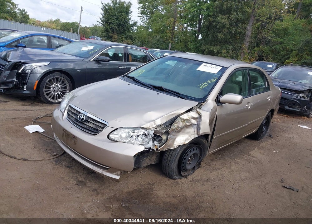2006 TOYOTA COROLLA LE VIN: 2T1BR32E26C625250