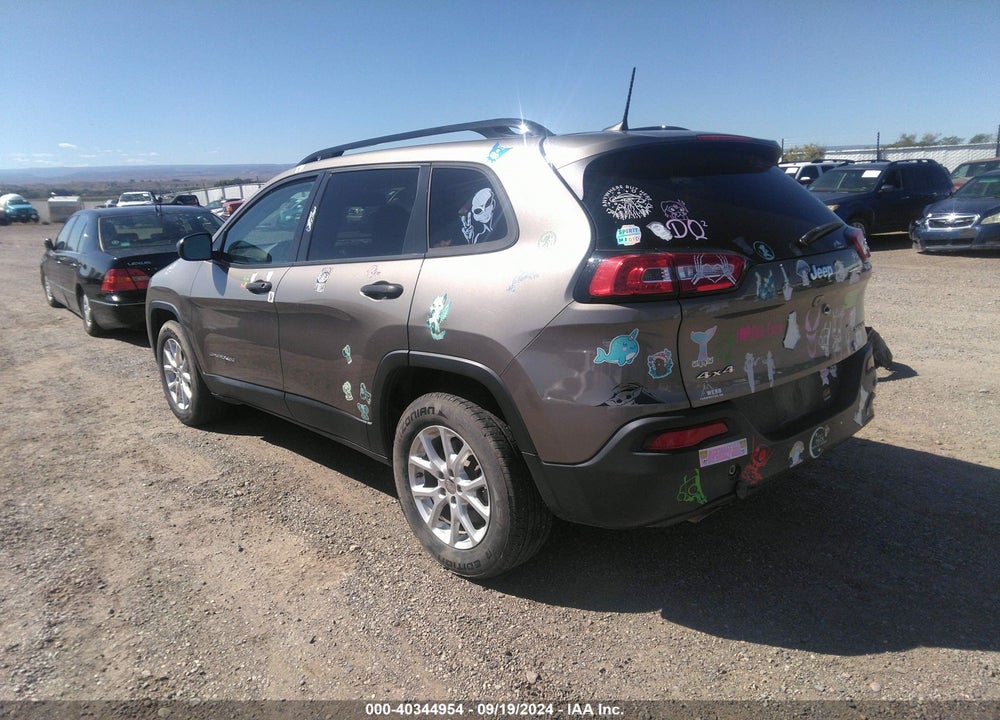 2016 JEEP CHEROKEE SPORT VIN: 1C4PJMAB0GW250977