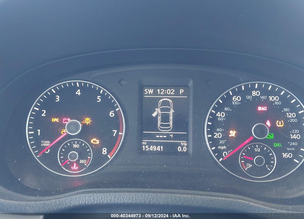 2013 VOLKSWAGEN PASSAT 2.5L SE VIN: 1VWBP7A31DC124351