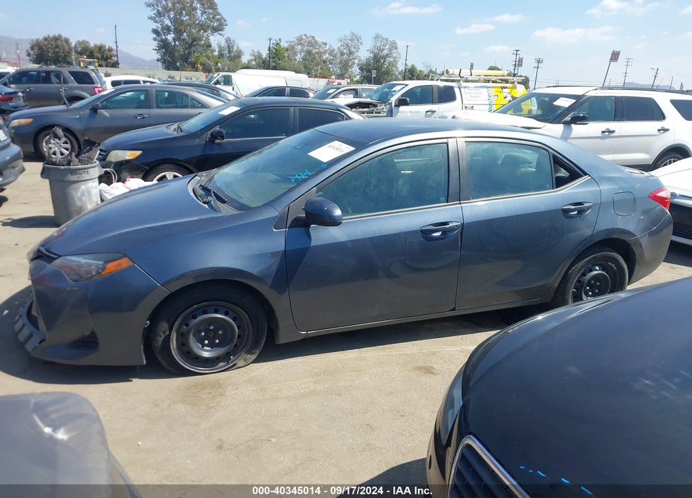 2017 TOYOTA COROLLA LE VIN: 2T1BURHE7HC931534