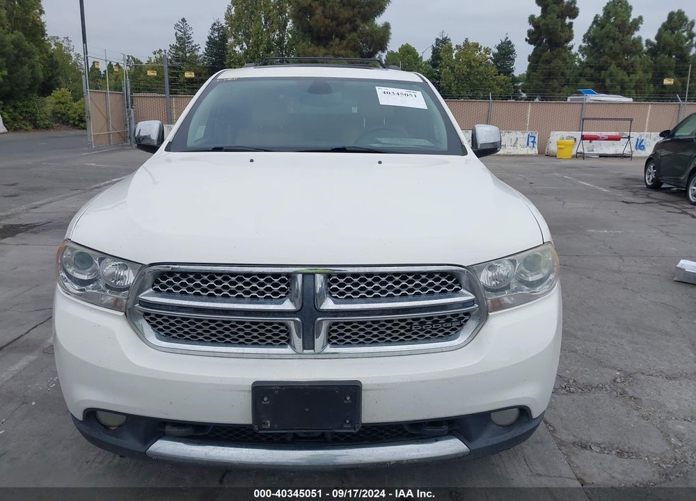 2012 DODGE DURANGO CITADEL VIN: 1C4SDJET7CC229798