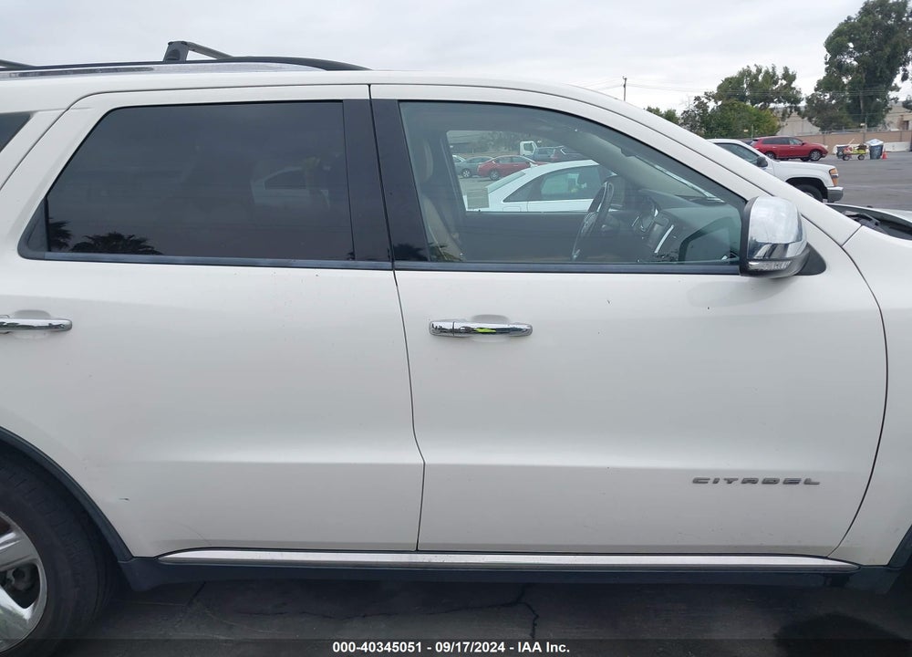 2012 DODGE DURANGO CITADEL VIN: 1C4SDJET7CC229798