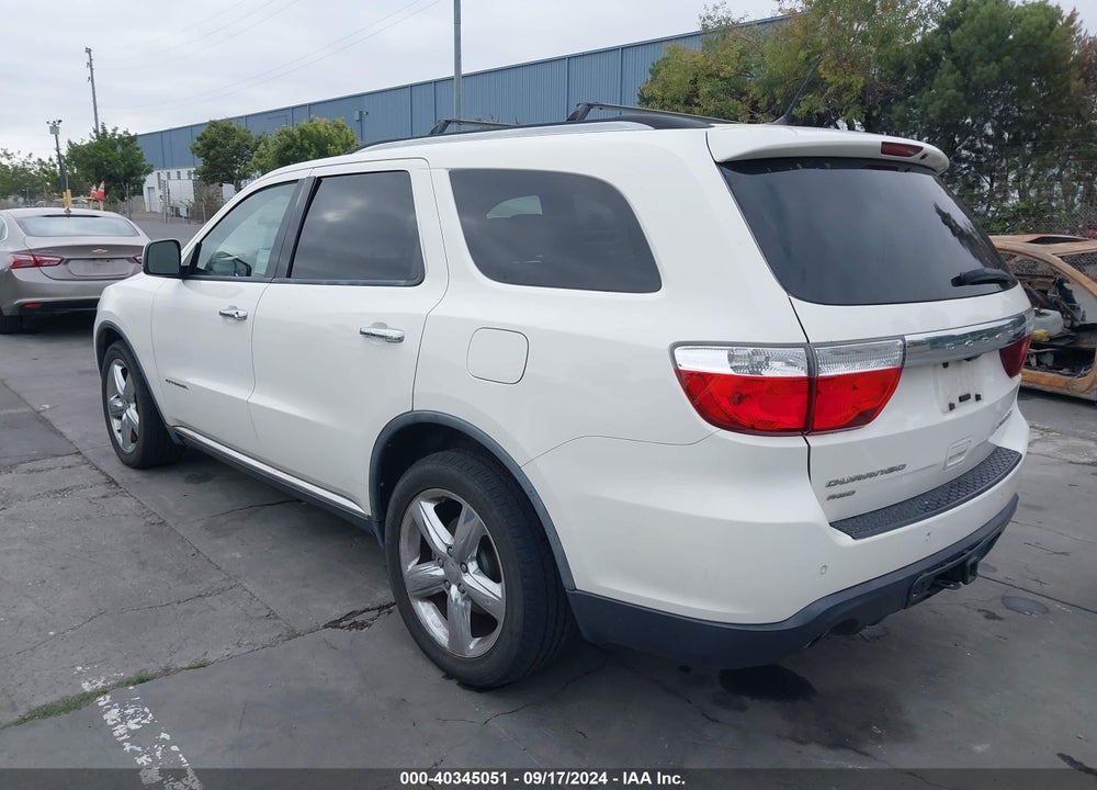 2012 DODGE DURANGO CITADEL VIN: 1C4SDJET7CC229798