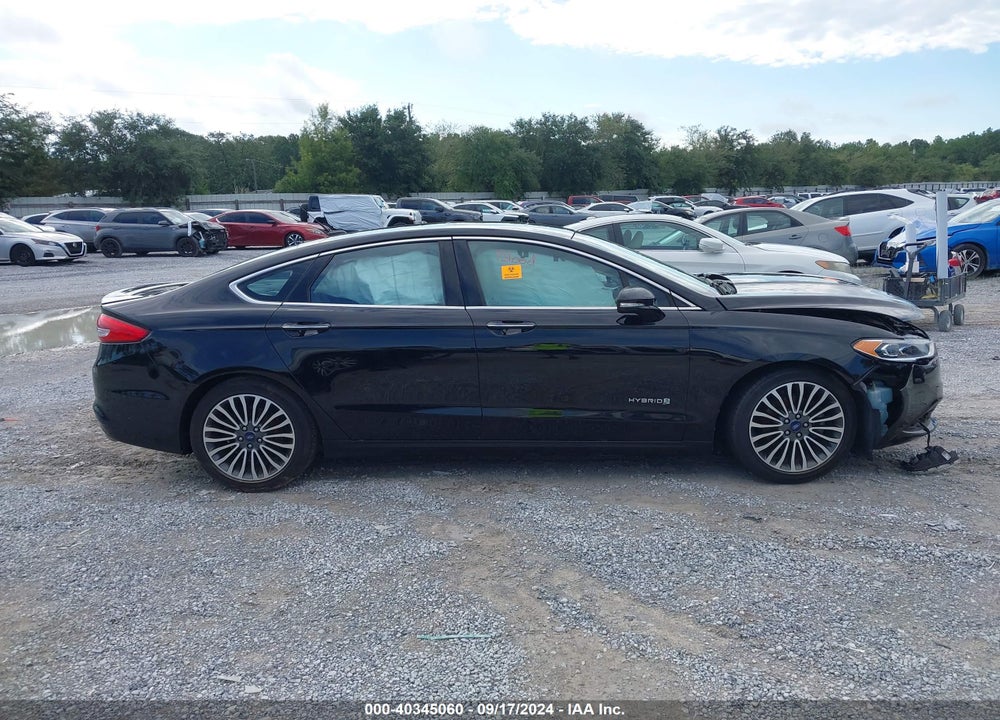 2018 FORD FUSION HYBRID TITANIUM VIN: 3FA6P0RU0JR152279