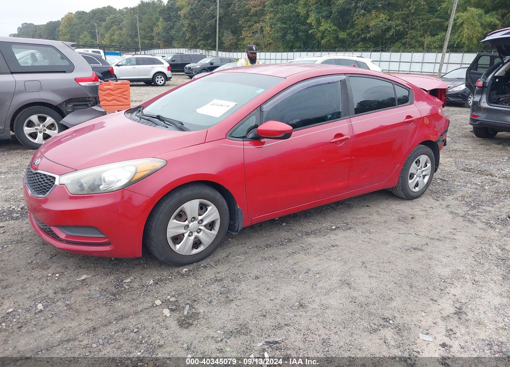 2016 KIA FORTE LX VIN: KNAFK4A60G5597157