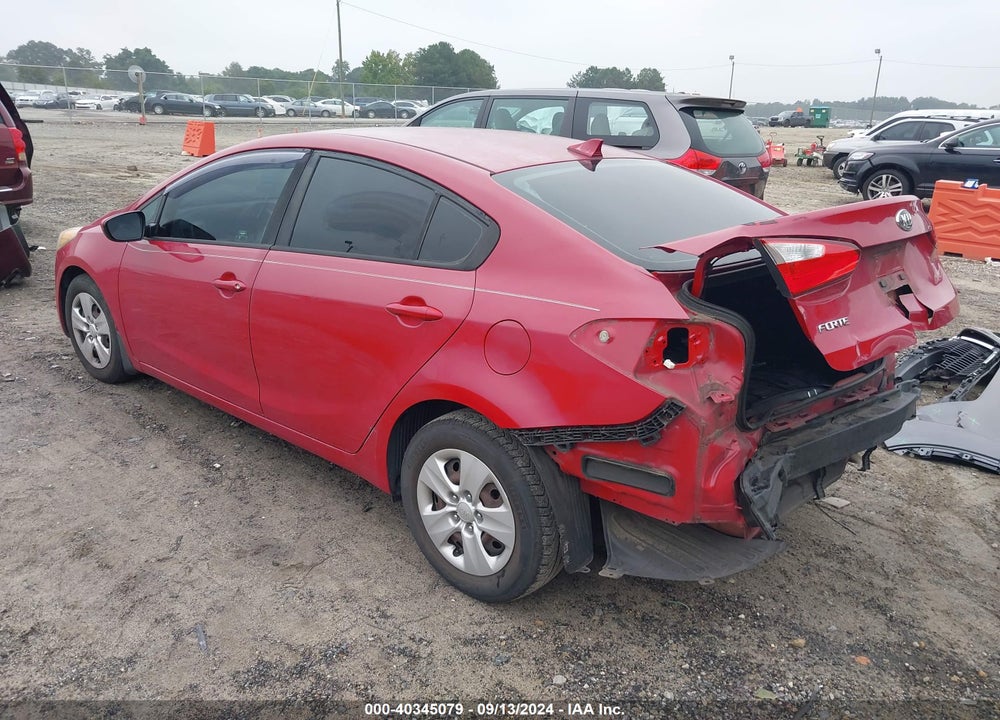 2016 KIA FORTE LX VIN: KNAFK4A60G5597157