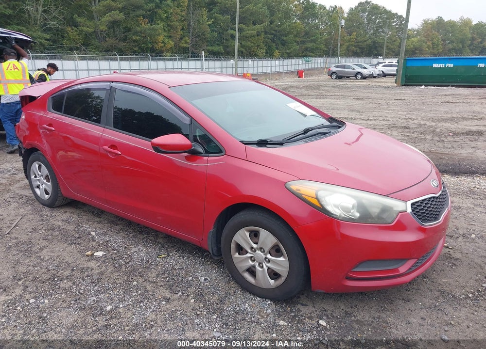 2016 KIA FORTE LX VIN: KNAFK4A60G5597157