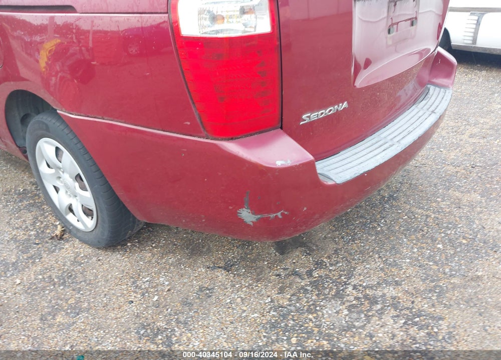 2007 KIA SEDONA VIN: KNDMB233776105929
