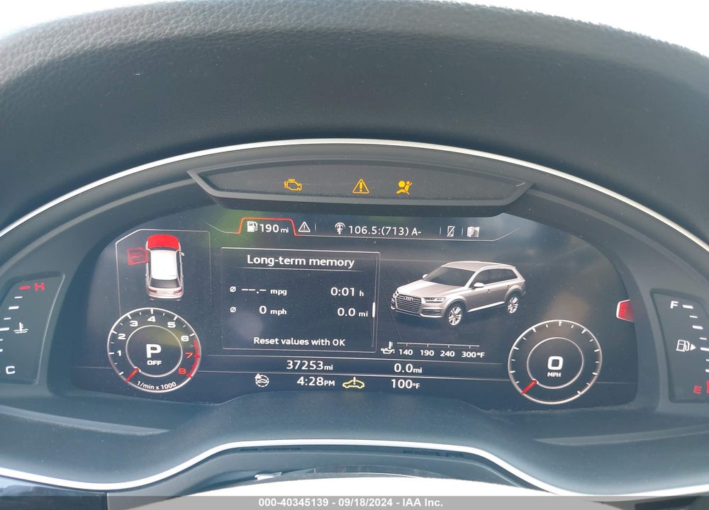 2017 AUDI Q7 3.0T PREMIUM VIN: WA1LAAF71HD017859