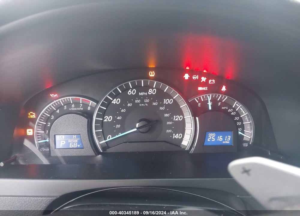 2013 TOYOTA CAMRY SE VIN: 4T1BF1FK2DU219218