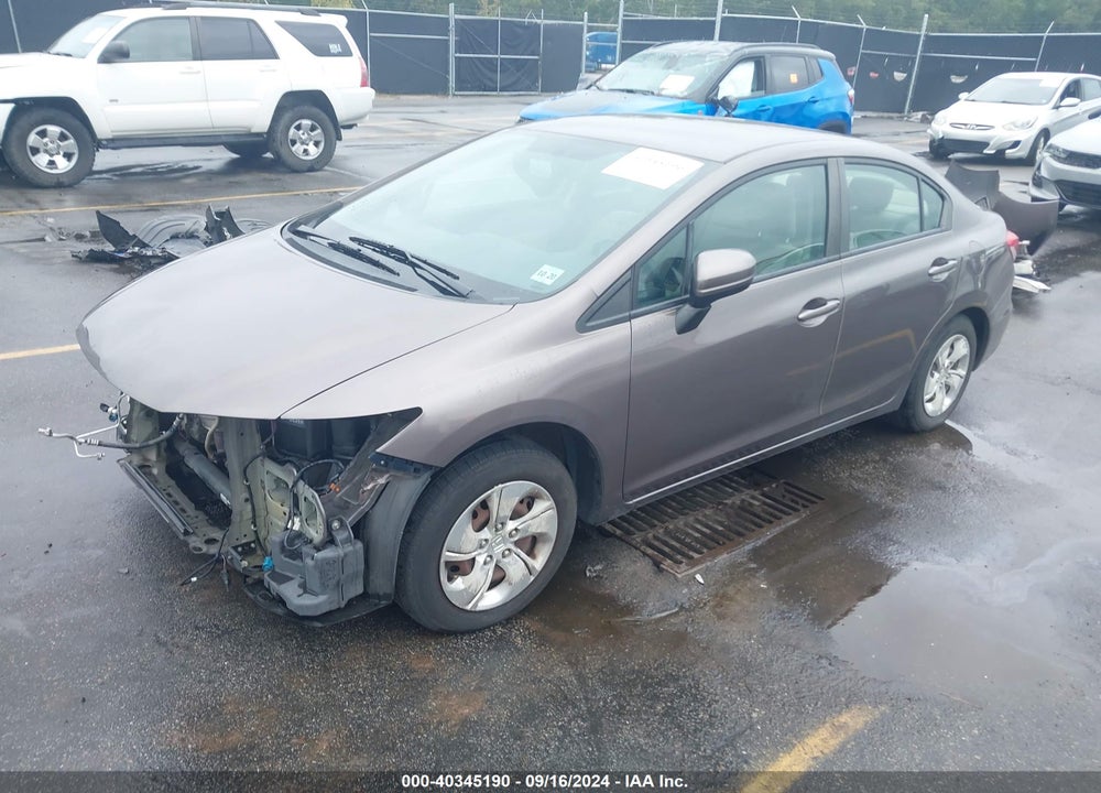 2015 HONDA CIVIC LX VIN: 19XFB2F56FE284804