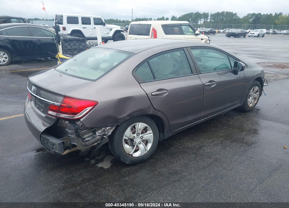 2015 HONDA CIVIC LX VIN: 19XFB2F56FE284804