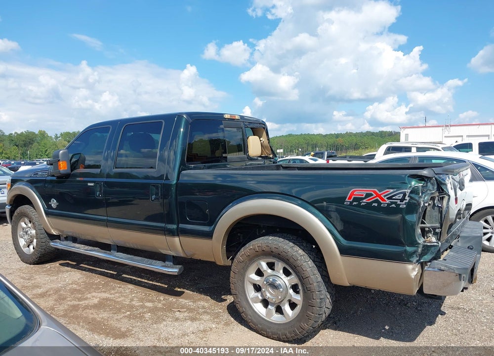 2012 FORD F-250 LARIAT VIN: 1FT7W2BT1CEC90627