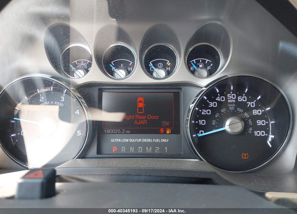2012 FORD F-250 LARIAT VIN: 1FT7W2BT1CEC90627