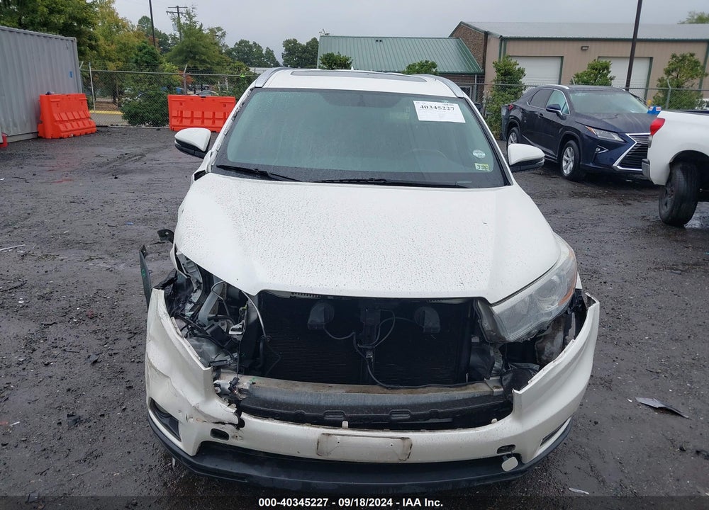 2016 TOYOTA HIGHLANDER XLE V6 VIN: 5TDJKRFH7GS335070