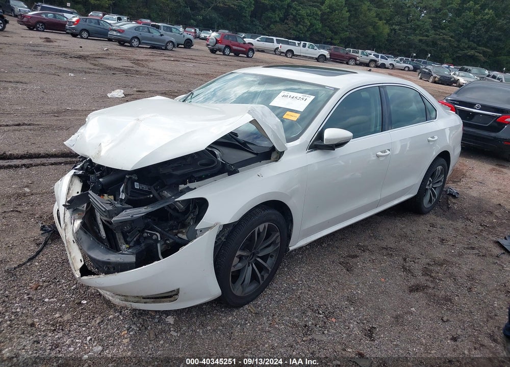 2012 VOLKSWAGEN PASSAT 2.0L TDI SE VIN: 1VWBN7A32CC102105