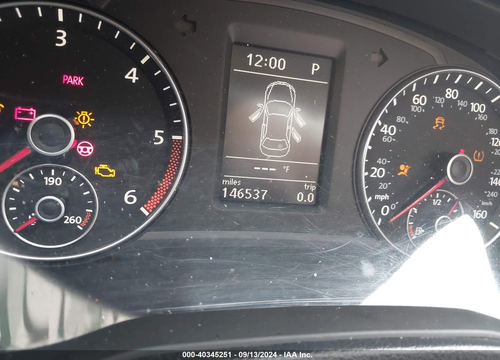 2012 VOLKSWAGEN PASSAT 2.0L TDI SE VIN: 1VWBN7A32CC102105