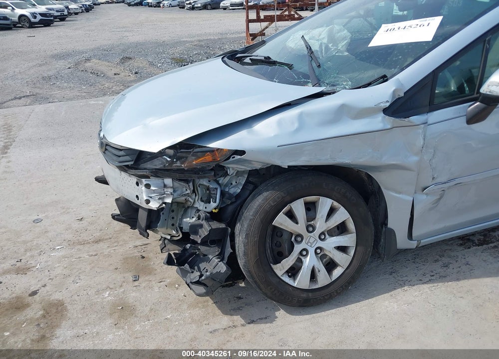 2012 HONDA CIVIC LX VIN: 2HGFB2F54CH509920