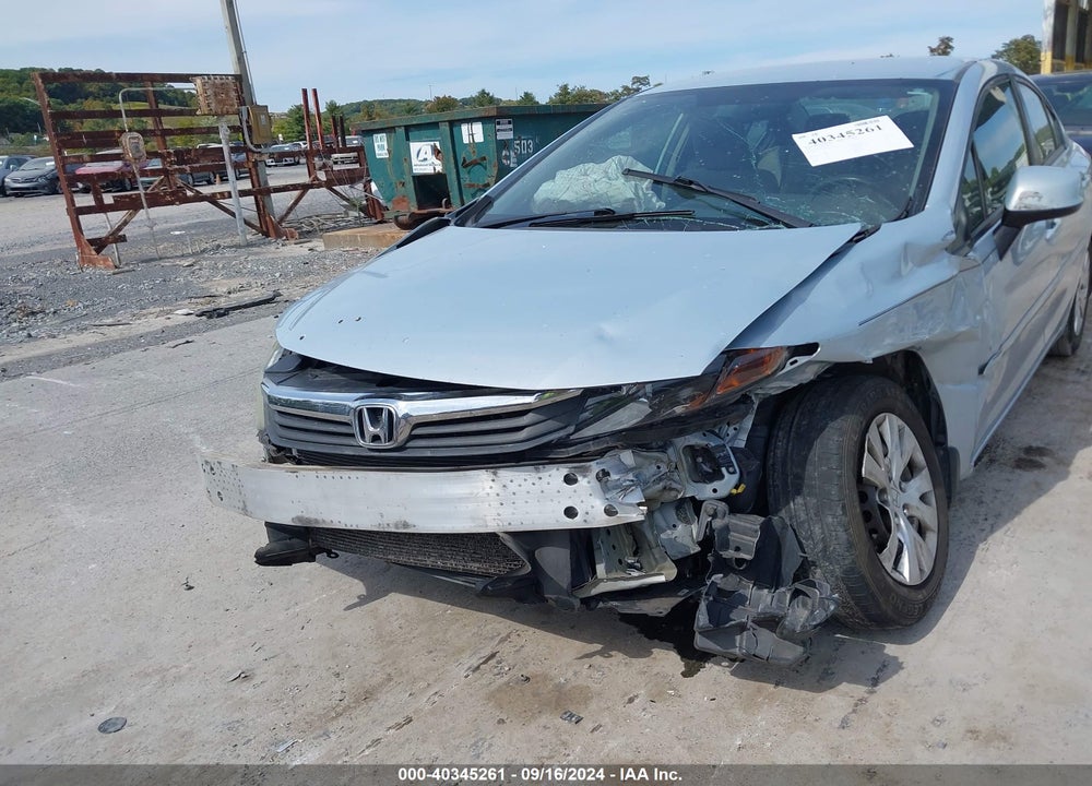 2012 HONDA CIVIC LX VIN: 2HGFB2F54CH509920