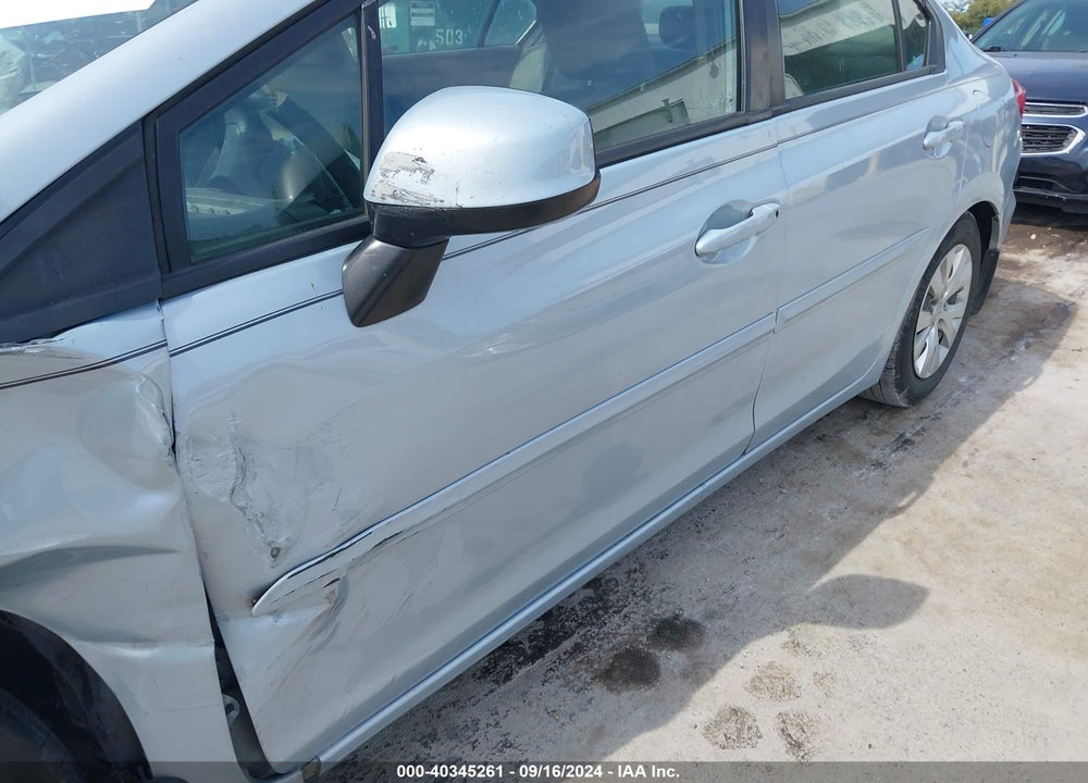 2012 HONDA CIVIC LX VIN: 2HGFB2F54CH509920