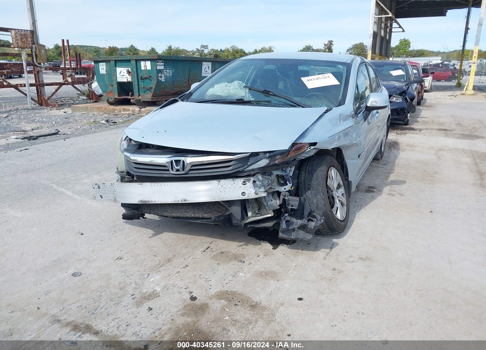 2012 HONDA CIVIC LX VIN: 2HGFB2F54CH509920