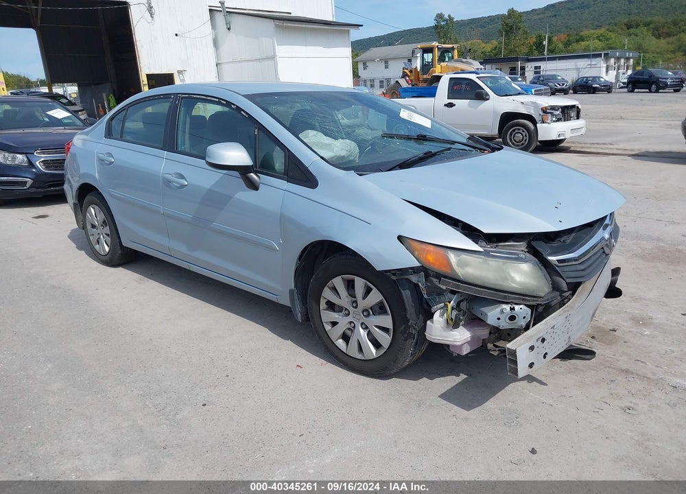2012 HONDA CIVIC LX VIN: 2HGFB2F54CH509920