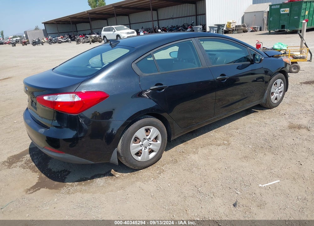 2016 KIA FORTE LX VIN: KNAFX4A63G5543384