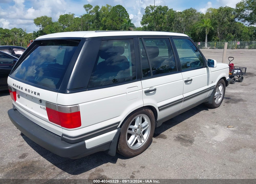 2002 LAND ROVER RANGE ROVER 4.6 HSE VIN: SALPM16472A466579