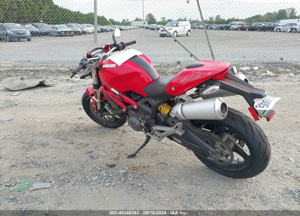 2009 DUCATI MONSTER 696 VIN: ZDM1RADN39B023123