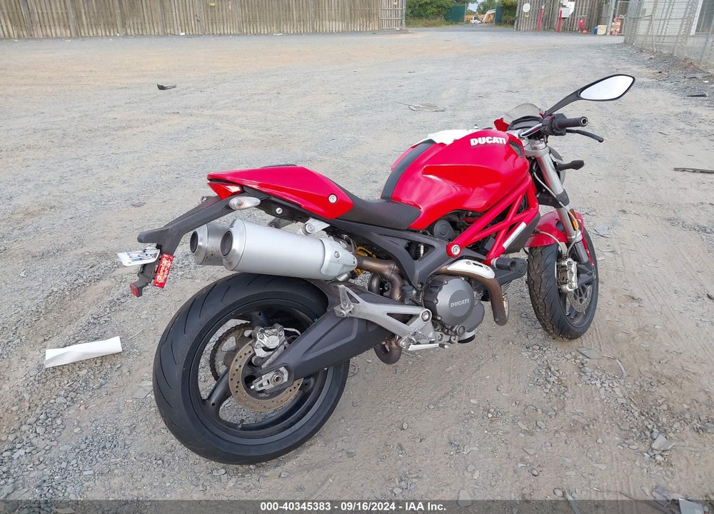 2009 DUCATI MONSTER 696 VIN: ZDM1RADN39B023123