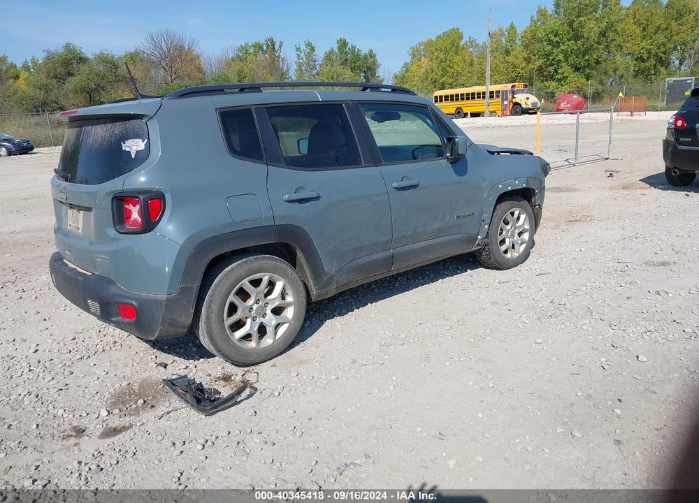 2018 JEEP RENEGADE LATITUDE FWD VIN: ZACCJABBXJPH26152
