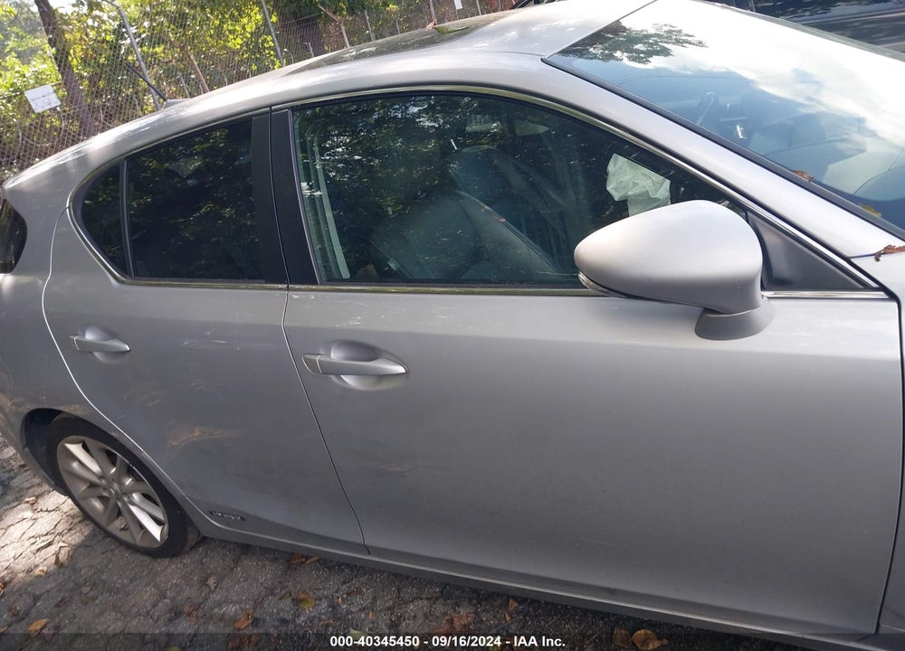 2012 LEXUS CT VIN: JTHKD5BH7C2105655