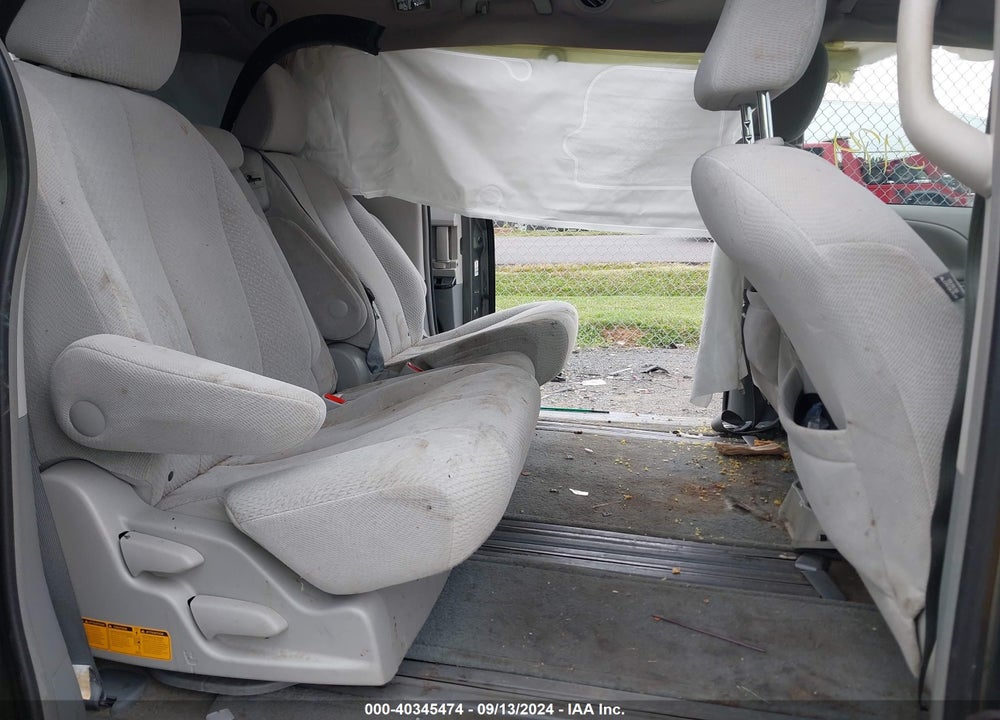 2012 TOYOTA SIENNA LE V6 8 PASSENGER VIN: 5TDKK3DC7CS264360