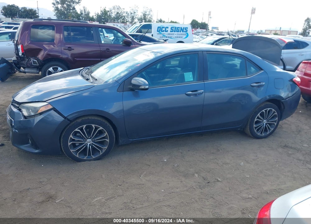 2014 TOYOTA COROLLA S PLUS VIN: 5YFBURHE6EP142853