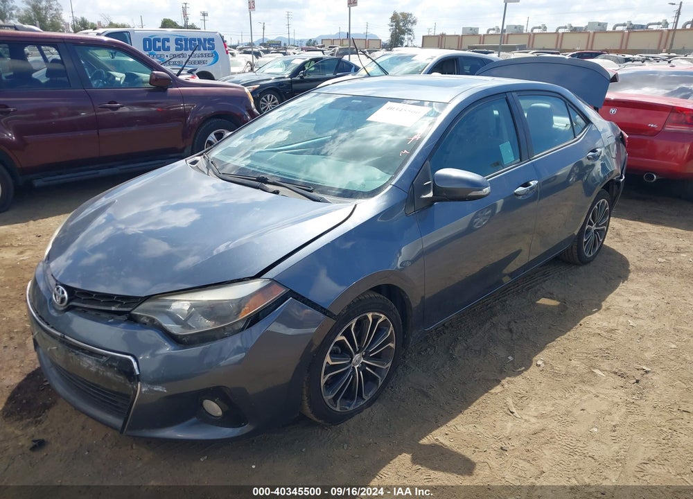 2014 TOYOTA COROLLA S PLUS VIN: 5YFBURHE6EP142853
