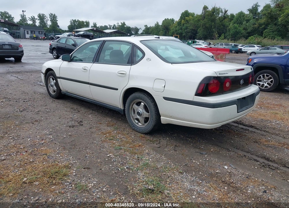2005 CHEVROLET IMPALA VIN: 2G1WF52E759316211