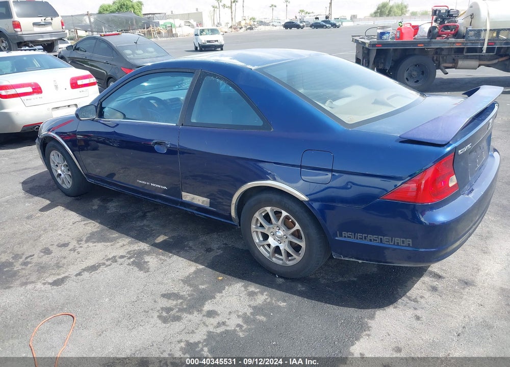 2001 HONDA CIVIC EX VIN: 1HGEM22931L072880