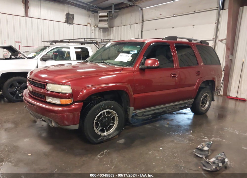 2003 CHEVROLET TAHOE Z71 VIN: 1GNEK13Z53R290274