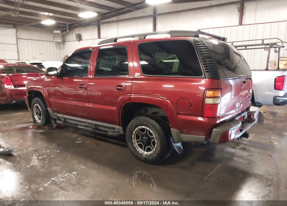 2003 CHEVROLET TAHOE Z71 VIN: 1GNEK13Z53R290274