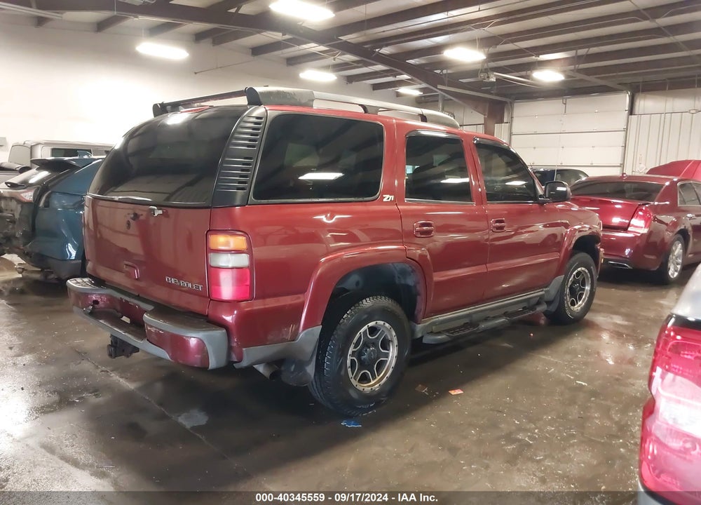 2003 CHEVROLET TAHOE Z71 VIN: 1GNEK13Z53R290274