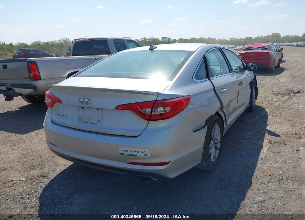2016 HYUNDAI SONATA SE VIN: 5NPE24AF3GH376442