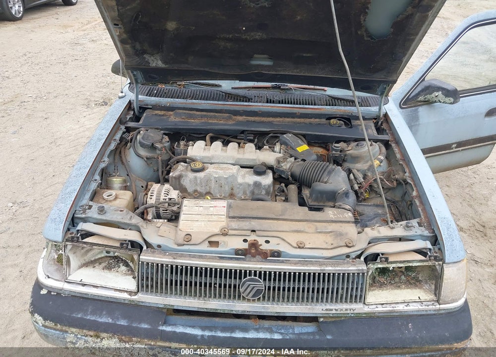 1988 MERCURY TOPAZ GS VIN: 2MEPM36X4JB651767