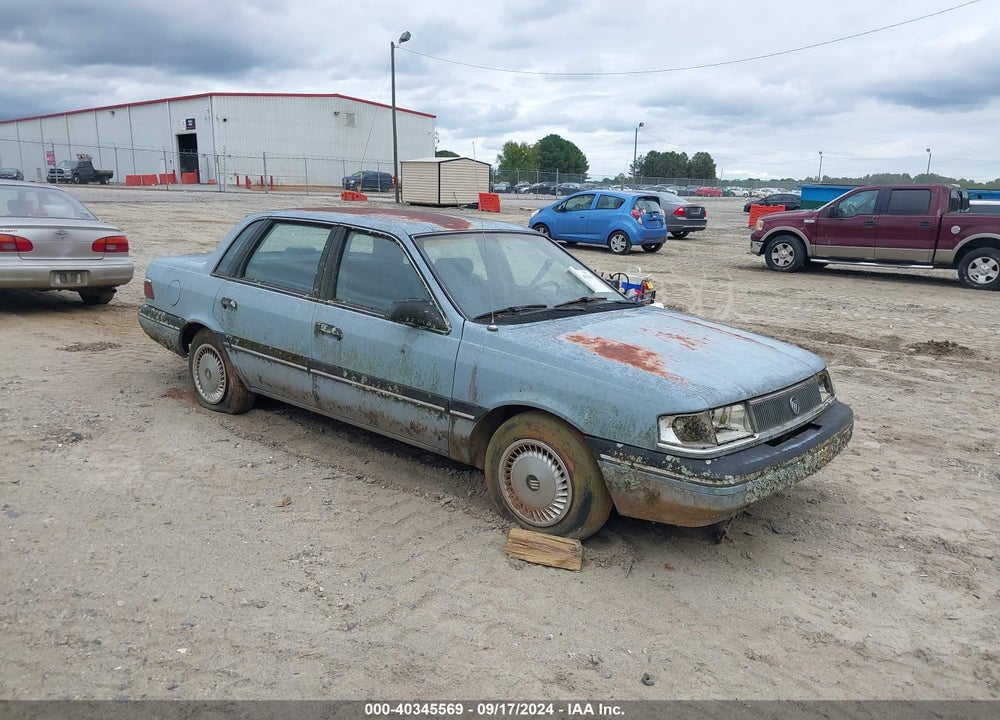 1988 MERCURY TOPAZ GS VIN: 2MEPM36X4JB651767