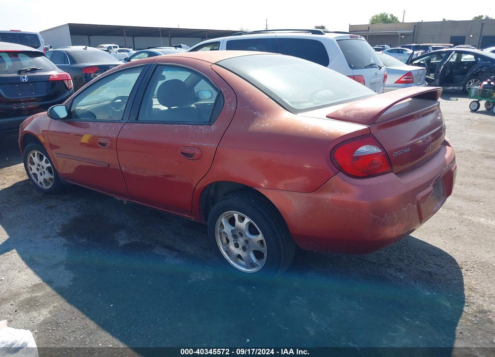 2004 DODGE NEON SXT VIN: 1B3ES56C34D599460