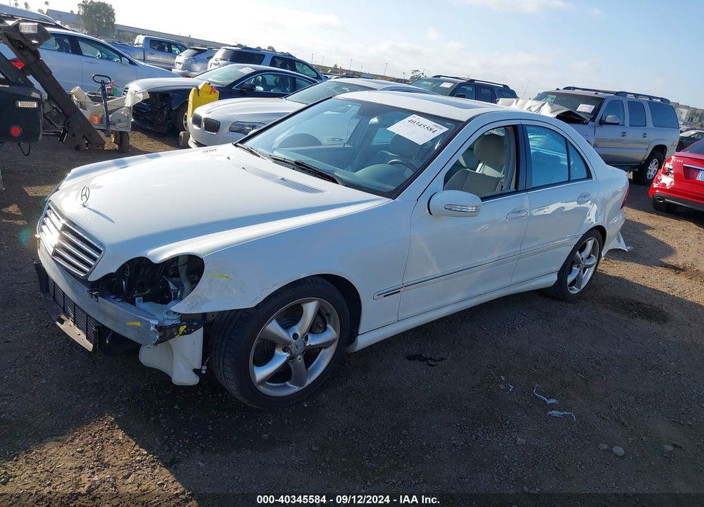 2005 MERCEDES-BENZ C 230 KOMPRESSOR SPORT VIN: WDBRF40J05F683441