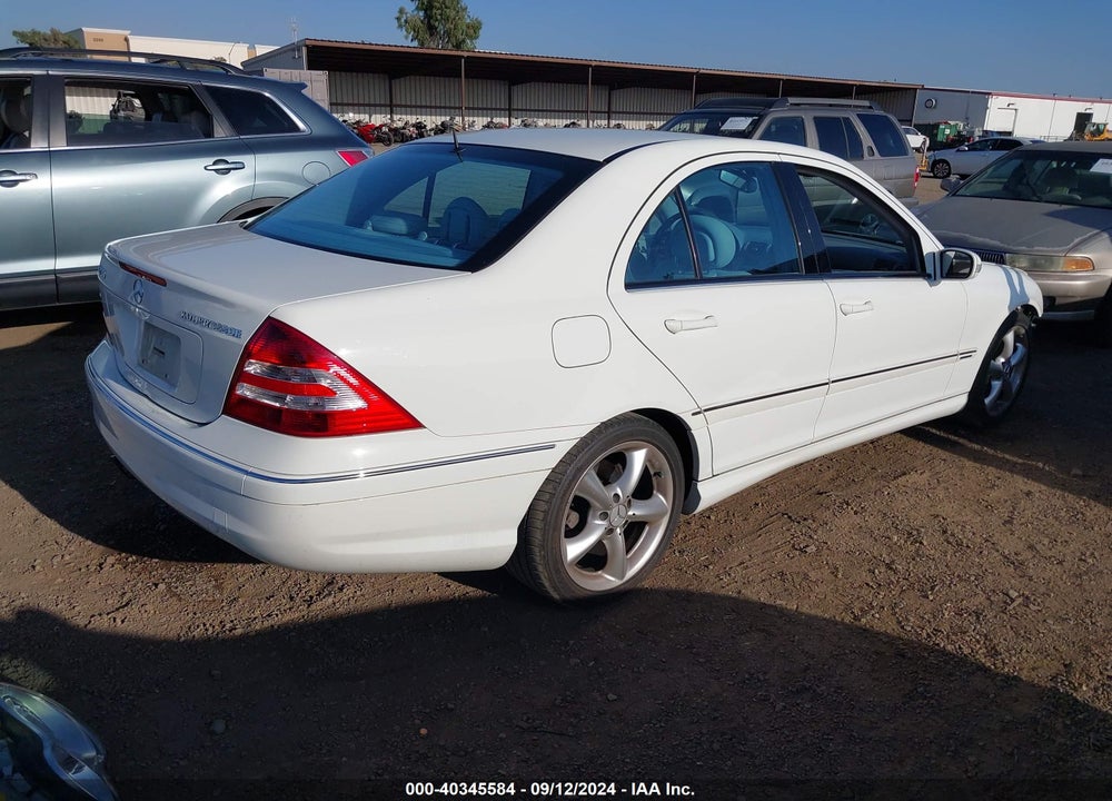 2005 MERCEDES-BENZ C 230 KOMPRESSOR SPORT VIN: WDBRF40J05F683441