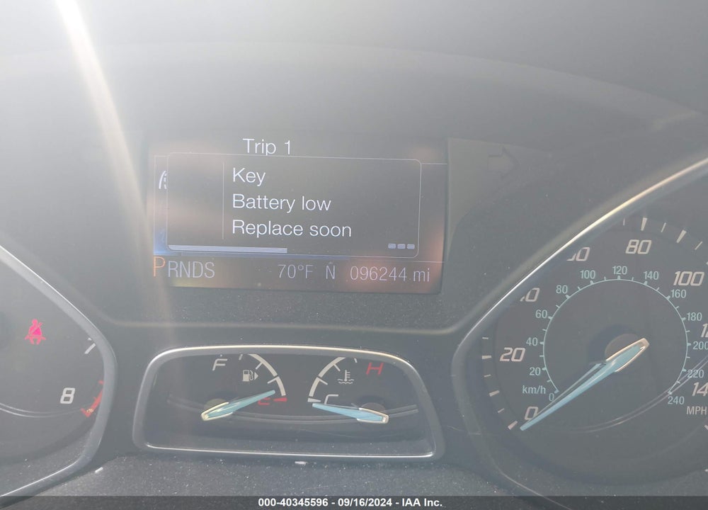 2013 FORD FOCUS TITANIUM VIN: 1FADP3N25DL208605