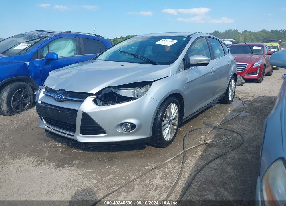 2013 FORD FOCUS TITANIUM VIN: 1FADP3N25DL208605