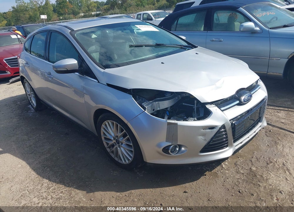 2013 FORD FOCUS TITANIUM VIN: 1FADP3N25DL208605